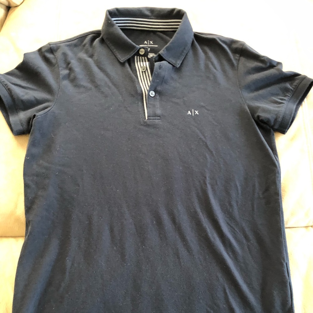 Armani Exchange Med Short Sleeve Shirt Black
